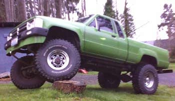 1984 Toyota Extra Cab with 4" lift kit