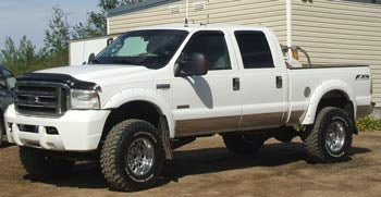 2005 Ford F350 Super Duty with 6" lift kit
