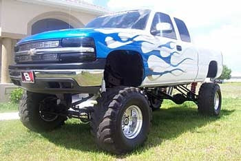 2000 Chevy 1500 with custom lift kit