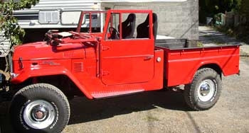 1967 FJ45 Toyota Landcruiser with 2" lift kit