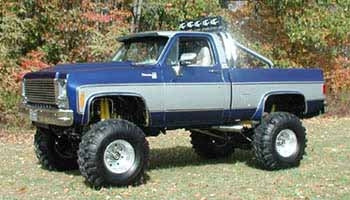 1979 Chevy Silverado, Superlift 8" lift kit