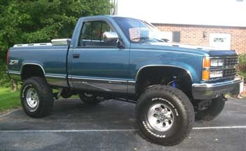 1990 Chevy Silverado Z71 with 6" suspension lift kit