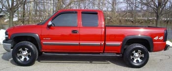 2001 Chevy Silverado with 2" leveling kit