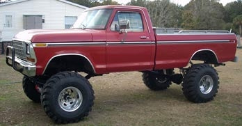 1977 Ford F250 with 10" lift kit