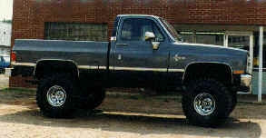 1982 GMC Pickup with 6" suspension lift kit