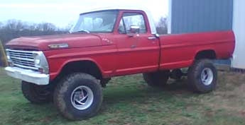 1969 Ford F100 lifted 8-1/2"