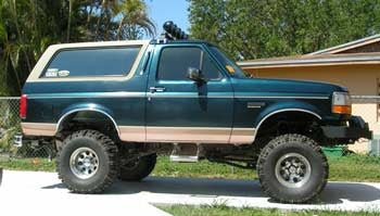 1994 Bronco with 6" Superlift suspension lift kit