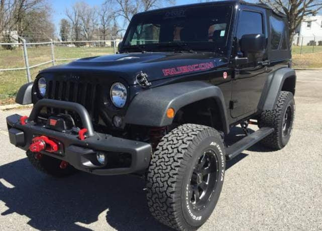 2014 Jeep Wrangler Rubicon with Skyjacker 3.5" suspension lift kit