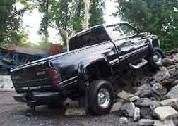 1998 Dodge 2500 with 2.5" Skyjacker suspension lift kit