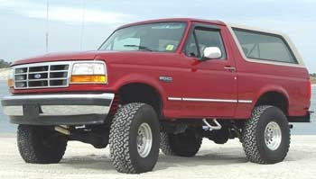 1994 Ford Bronco with 6" Skyjacker suspension lift kit