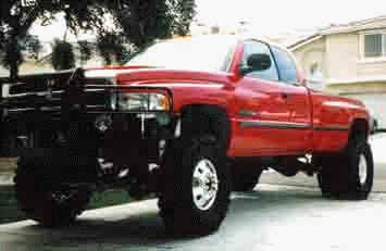 1998 Dodge Ram 3500 Dually Diesel, 4.5" Skyjacker Class II Double Flex lift kit