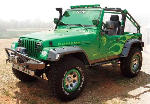 1997 TJ Wrangler with Skyjacker 4" suspension lift kit