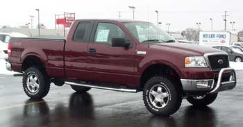 2005 Ford F250 Super Duty with Superlift 4" suspension lift kit