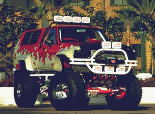 Toyota Pickup with a 7" Superlift suspension lift kit, 3" body lift