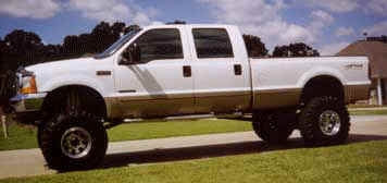1999 F250 Powerstroke Diesel Lariat, 8" Superlift suspension lift kit