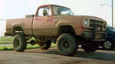 1980 Dodge Power Wagon, 5" Superlift suspension lift kit, 3" body lift