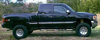 2000 GMC Z71 with 6" Superlift suspension lift kit