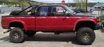 1994 Chevy K1500 with 6" Rough Country lift kit, 2" body lift