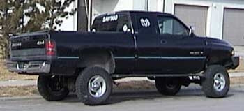 1997 Ram 1500 4X4 with 5" Tuff Country lift kit