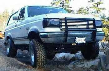 1988 Ford Bronco with 4" Tuff Country suspension lift kit