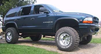 1999 Dodge Durango SLT 4X4 with Tuff Country 5.5" EZ-Ride suspension lift kit