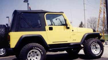 TJ with 4" Skyjacker suspension lift kit