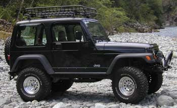1998 Jeep TJ 4.0, auto trans, with 4" lift kit