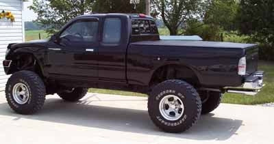 1997 Toyota extended cab with TrailMaster 6" suspension lift kit, 3" body lift
