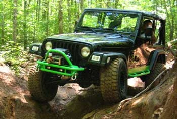 2000 TJ with a 4" Rough Country lift kit