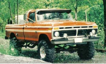 1976 Ford F-250 with 4" suspension lift kit