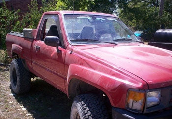1987 Toyota pickup 4x4 with 2" suspension lift kit