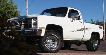 1987 Chevy K10 with a 3" lift kit