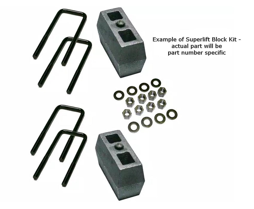 1.5" rear block kit