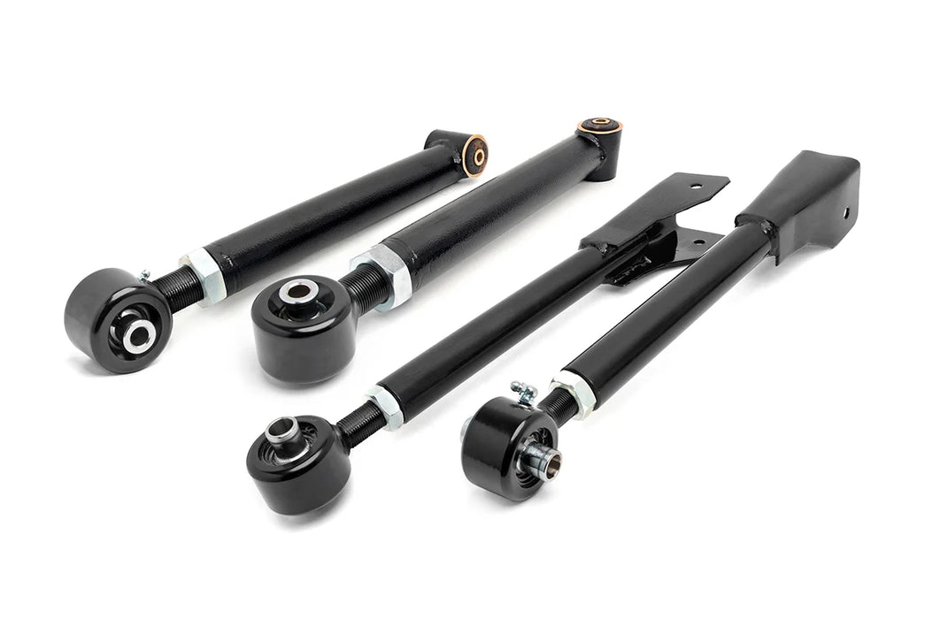 Adjustable front upper & lower X-Flex control arms