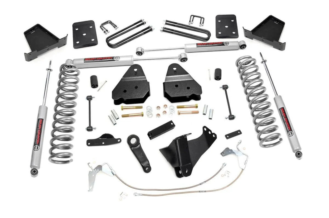 2008-10 4WD Ford F250, F350 Super Duty V10, Diesel 4.5" lift kit