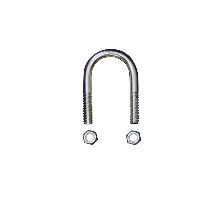 Single Round U-bolt with hardware