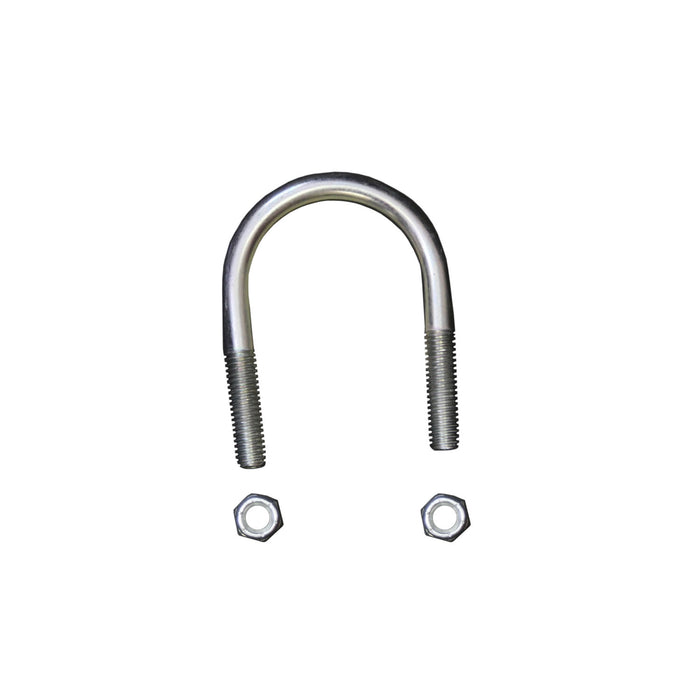 Single Round U-bolt with hardware