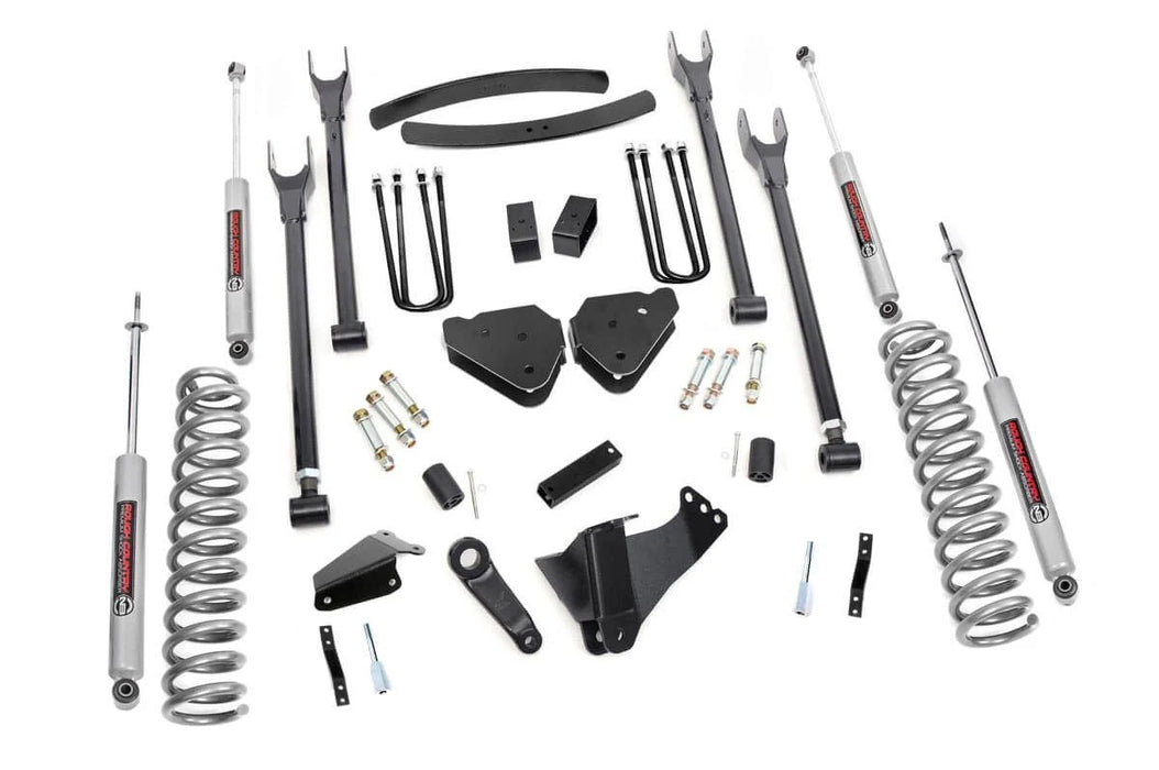 2005-07 4WD Ford F250, F350 Super Duty 6" 4-Link lift kit