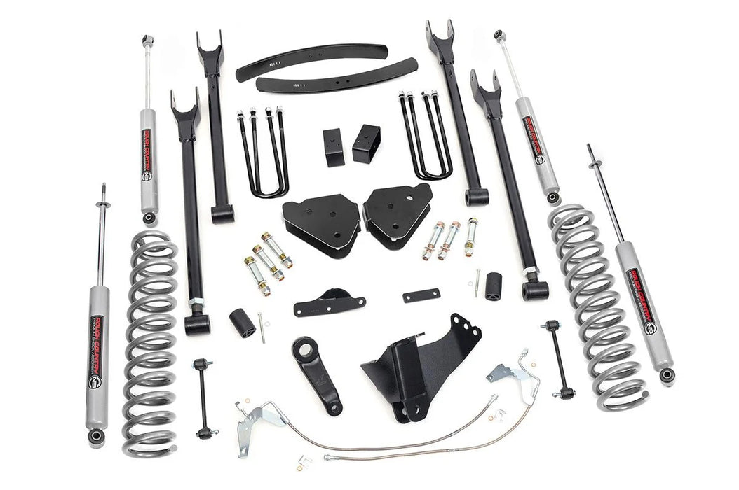 2008-10 4WD Ford F250, F350 Super Duty Diesel 6" 4-Link lift kit