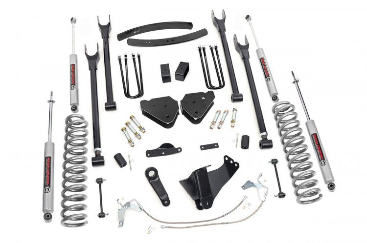 2008-10 4WD Ford F250, F350 Super Duty Gas 6" 4-Link lift kit