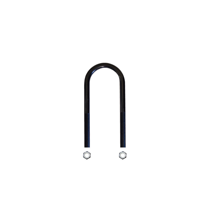 Single Round U-bolt with hardware