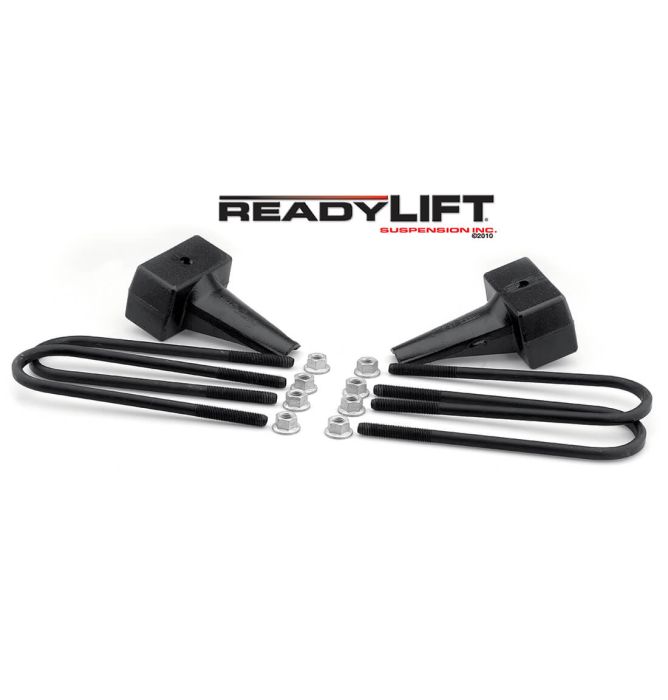 1999-10 Ford F250, F350, F450 Super Duty 4" block kit, 1 piece rear driveshaft