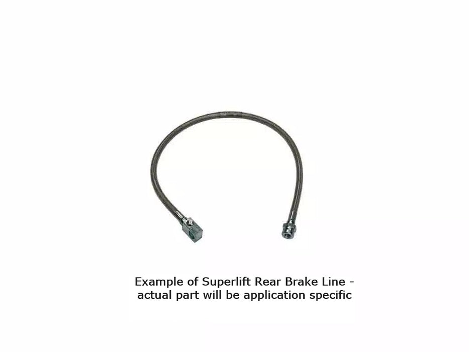 Jeep rear brake line