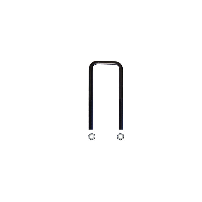 Single Square U-bolt with hardware