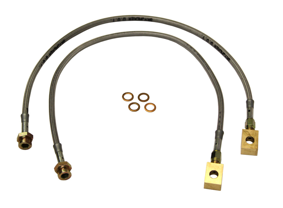 Chevy, GMC straight axle front brake lines 6"-8"