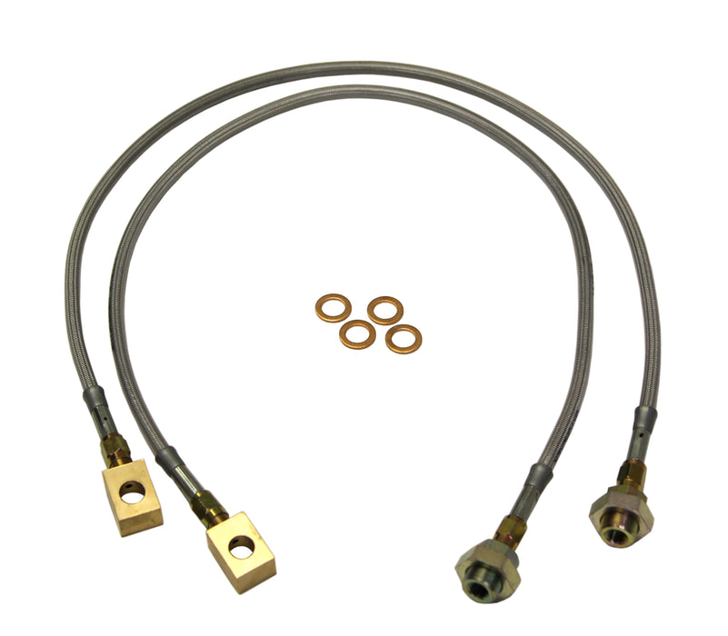 Chevy, GMC straight axle front brake lines 6"-8"