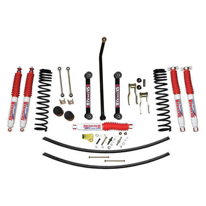 1984-01 Jeep Cherokee XJ 4.5" lift kit, Dual Rate Long Travel Coil Springs