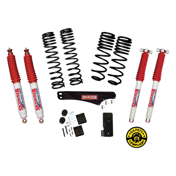 2007-18 2&4WD Jeep Wrangler JK 4-Door 2-2.5" Dual Rate Long Travel lift kit
