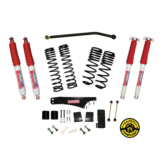 2007-18 2&4WD Jeep Wrangler JK 4-Door 3.5-4" Dual Rate Long Travel lift kit
