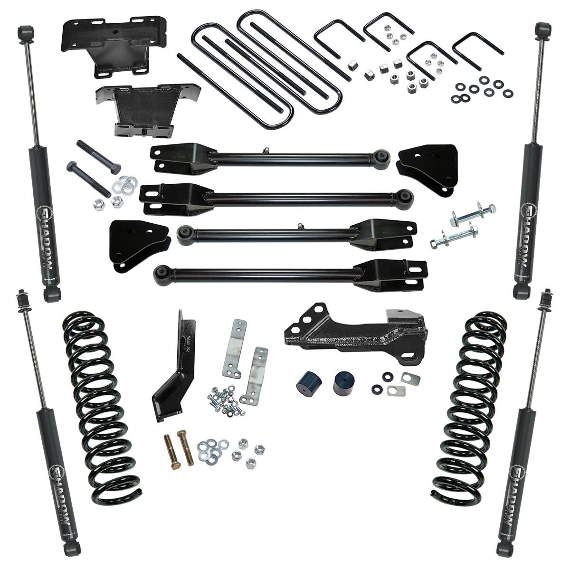 2017-22 4WD Ford F250, F350 Super Duty 4" 4-Link lift kit